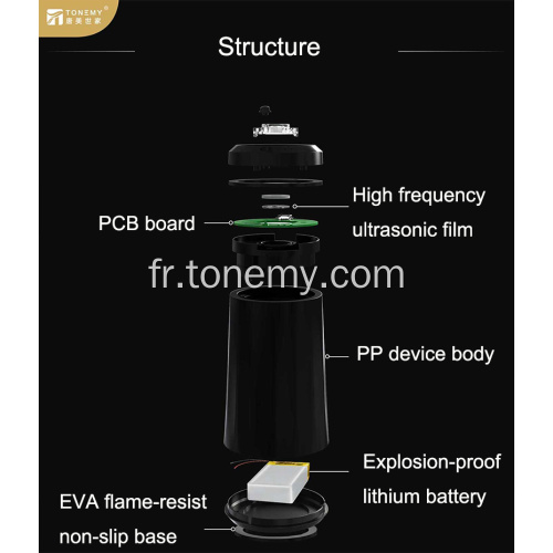 Distributeur électrique de diffuseur de parfum d&#39;assainisseur d&#39;air pour la voiture